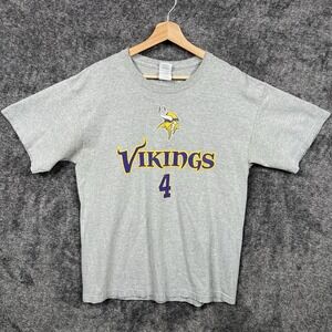 Minnesota Vikings NFL Brett Favre Jersey Short Sleeve Shirt Men's Size L #4